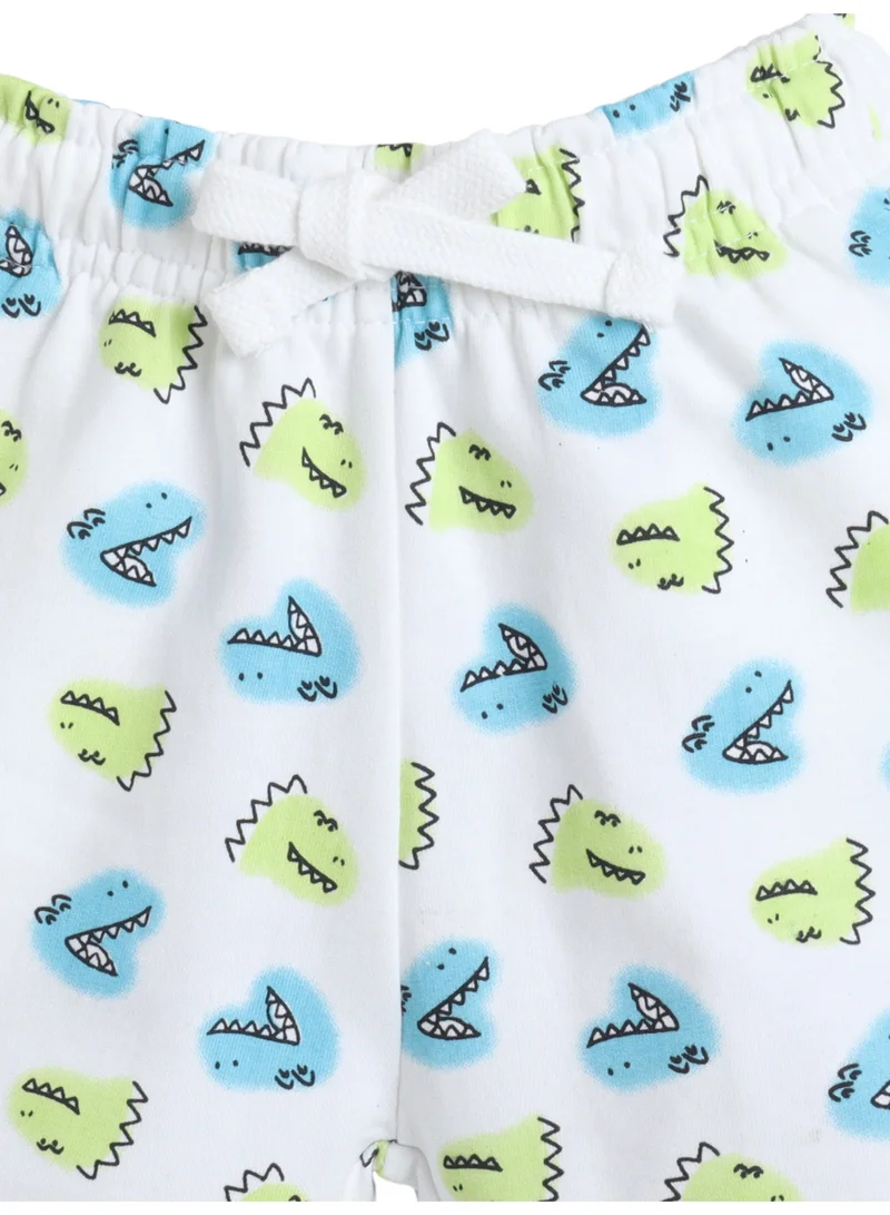 Victor And Jane  Boys Graphic Print Cotton T-Shirt & Shorts Set – Summer Daywear for Men | Best Price UAE